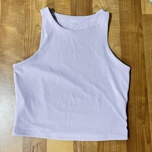 NWOT~ ColorfulKoala Women's Size L Lavender High Neck Tank Top Lined‎ Sleeveless